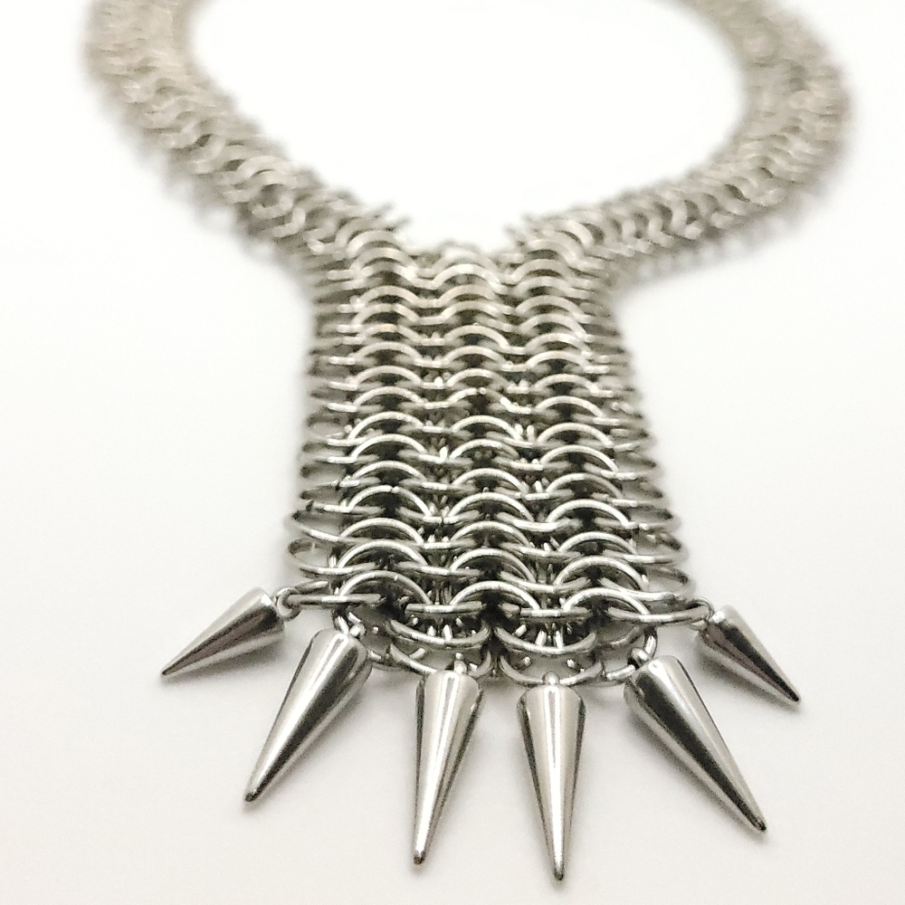 Stainless Steel Chainmail Necklace